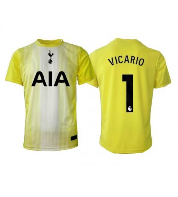 Tottenham Hotspur Guglielmo Vicario #1 Målmand Tredjetrøje 2025-26 Kortærmet